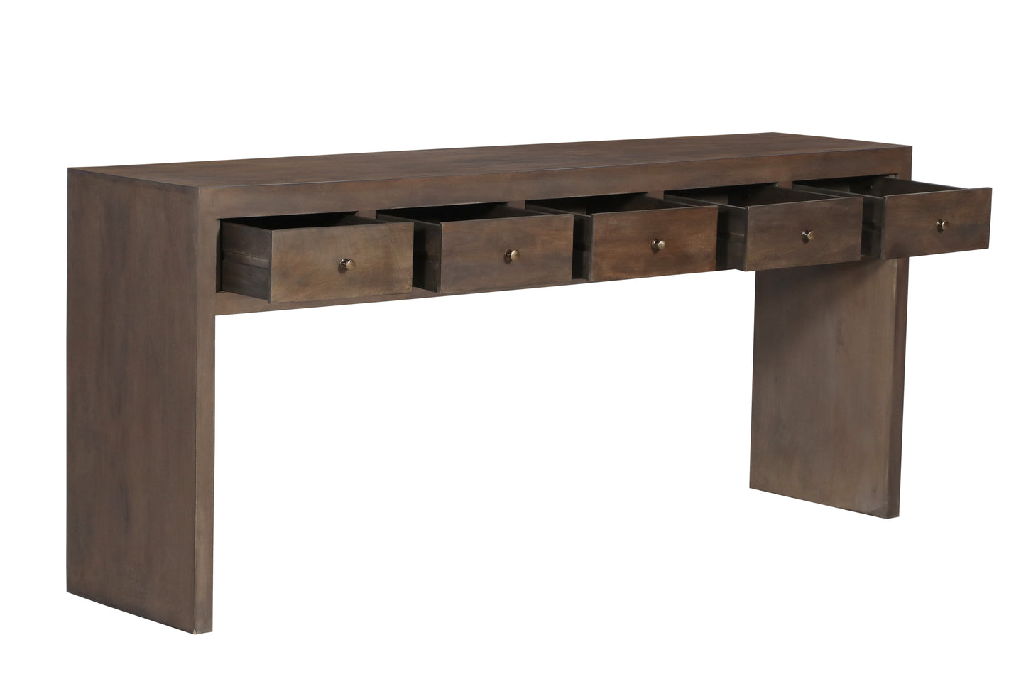 Denton 5 Drawer Console